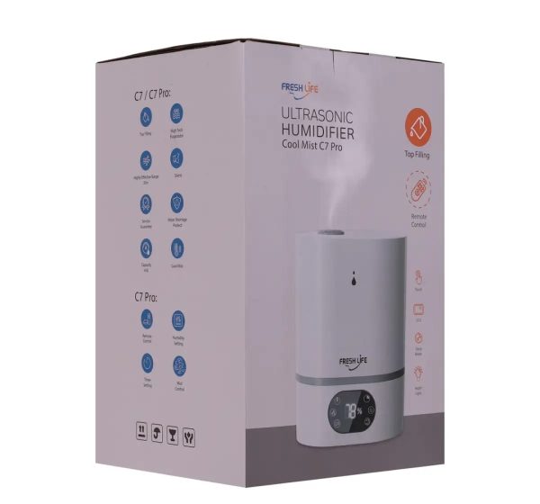 بخور سرد فرش لایف مدل C7پرو(ultrasonic humidifier cool mist c7 pro) - تصویر 3
