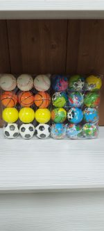 توپ ورز دست فومی طرح دار